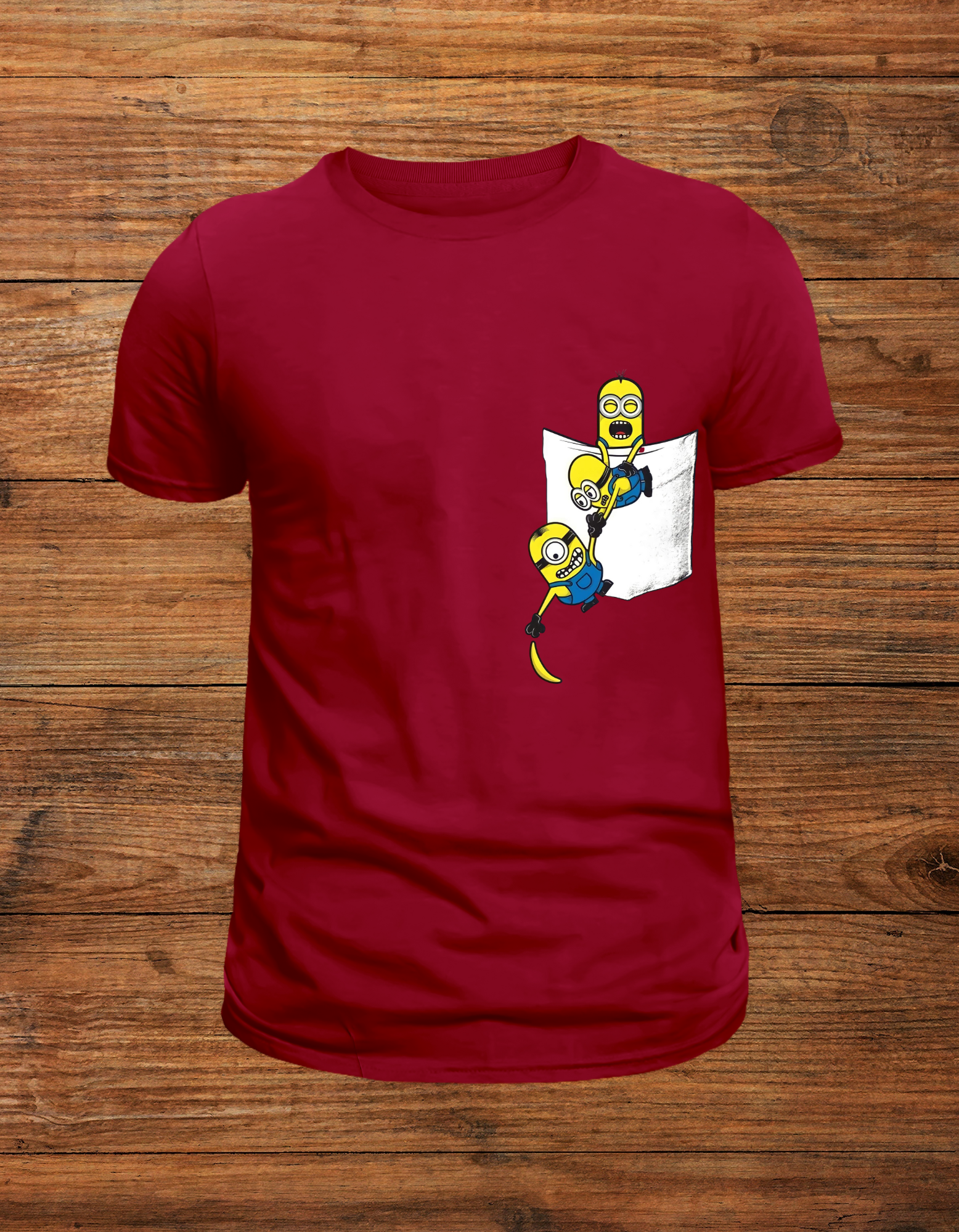 Red Half Sleeve T-Shirt For Men